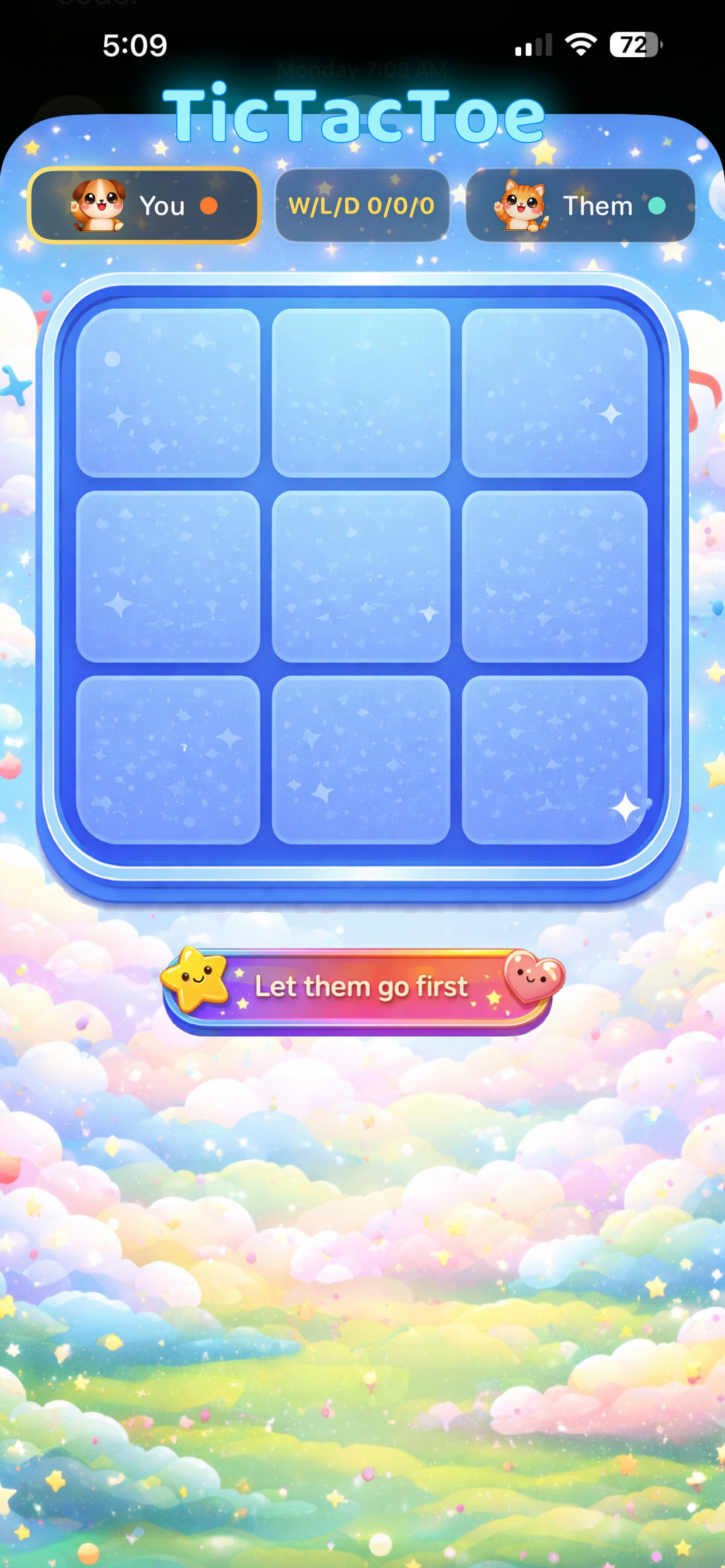 Tic Tac Toe gameplay